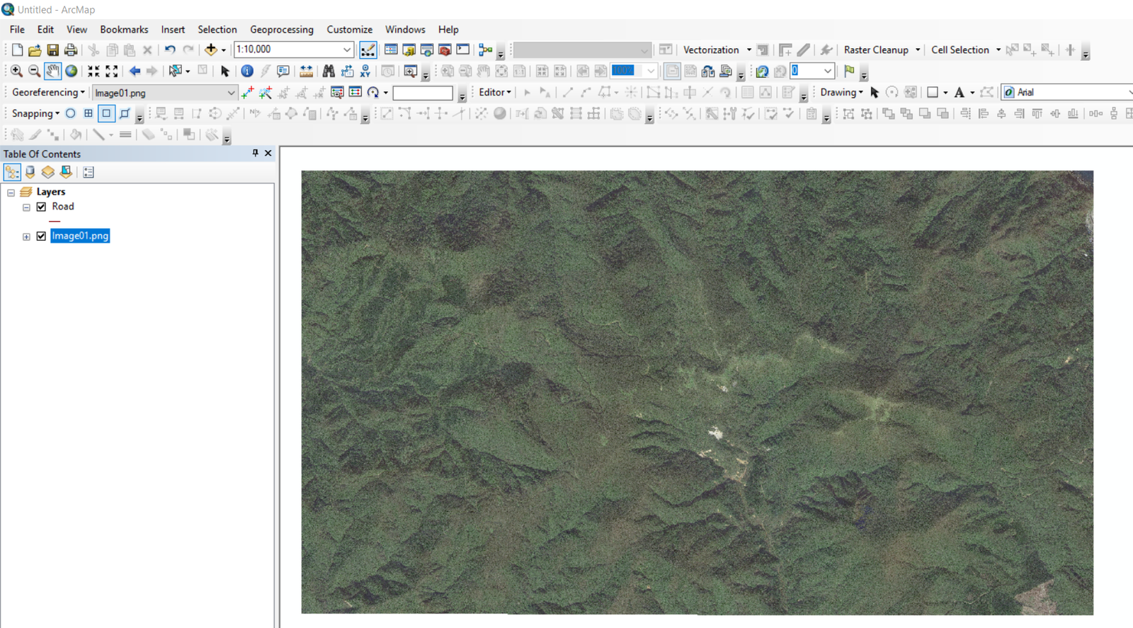 georeference an image in arcmap
