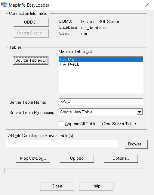 Export Mapinfo Tables To Sql Server Free Gis Tutorial