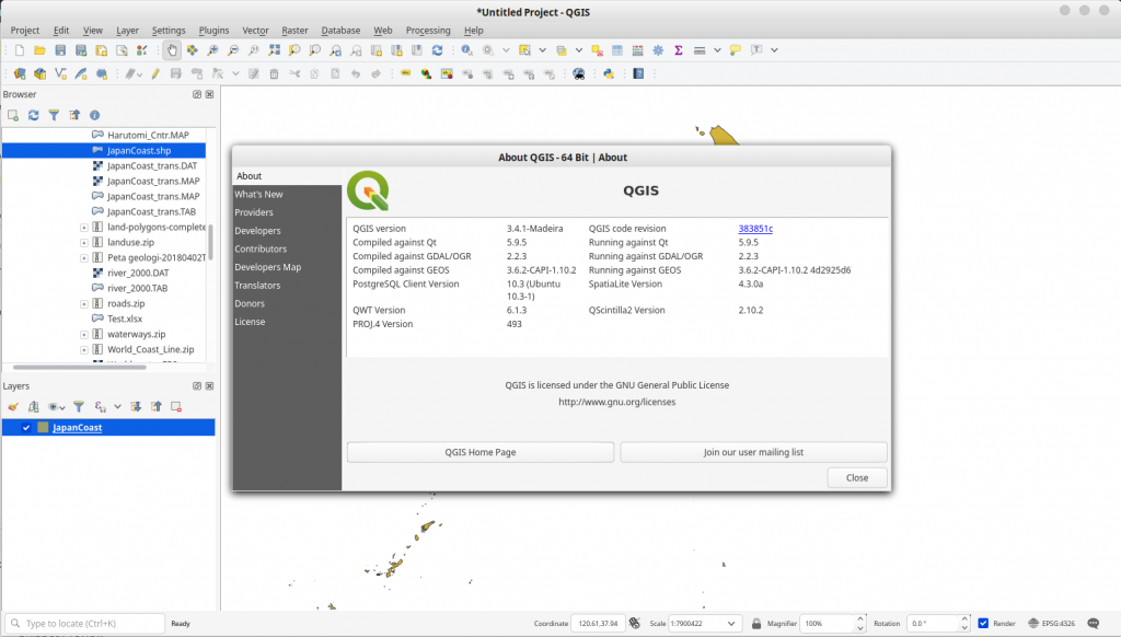 Qgis linux