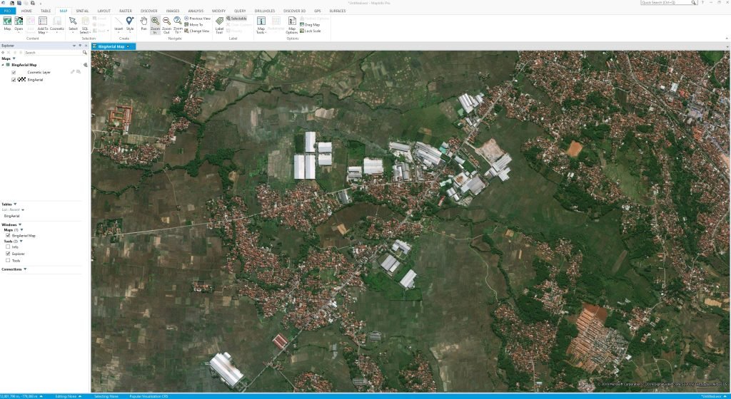 Open Bing Aerial Map GIS Tutorial