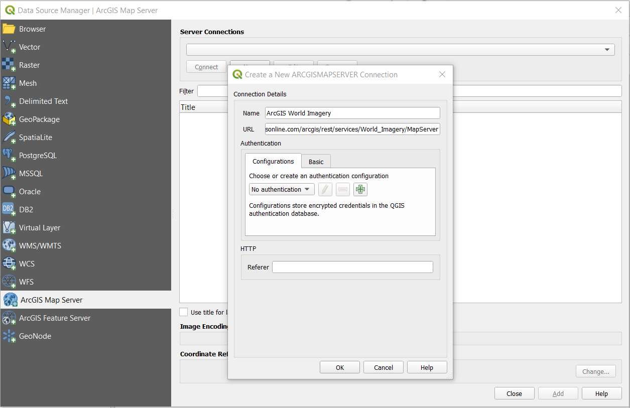 Add New Arcgis Mapserver Free Gis Tutorial