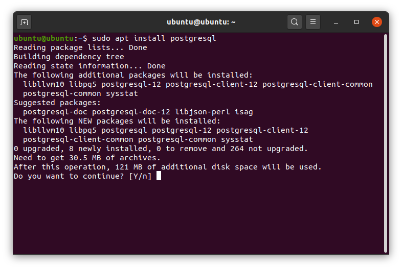 Install postgis on ubuntu 20.04