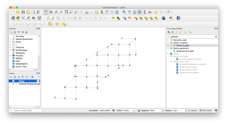 How to Create Polygon from Points in QGIS - GIS Tutorial